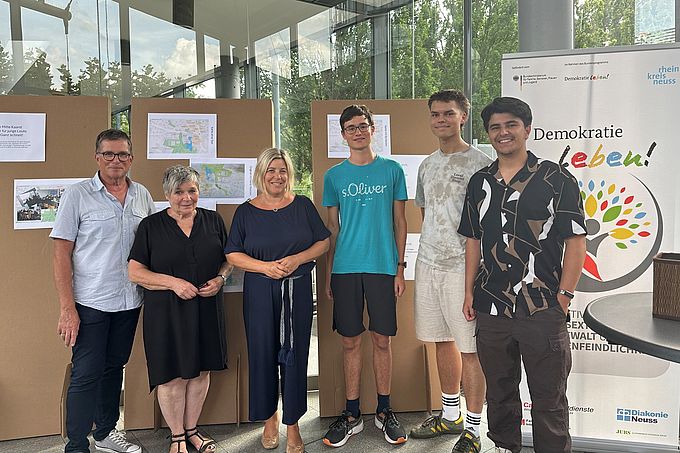 Jugenparlament-Mitglieder präsentieren städtebauliche Ergebnisse
