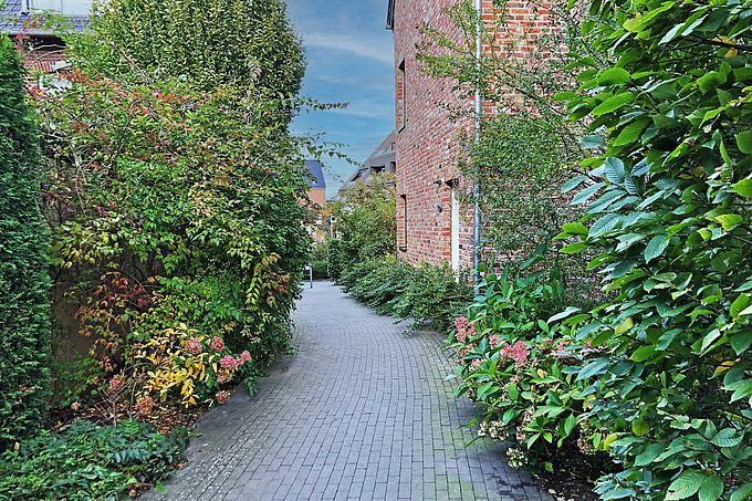 Städtische Grünfläche