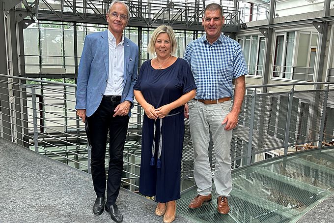 Peter Herzogenrath, Ursula Baum und Johannes Küppers